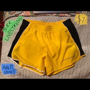 Livestrong Nike shorts